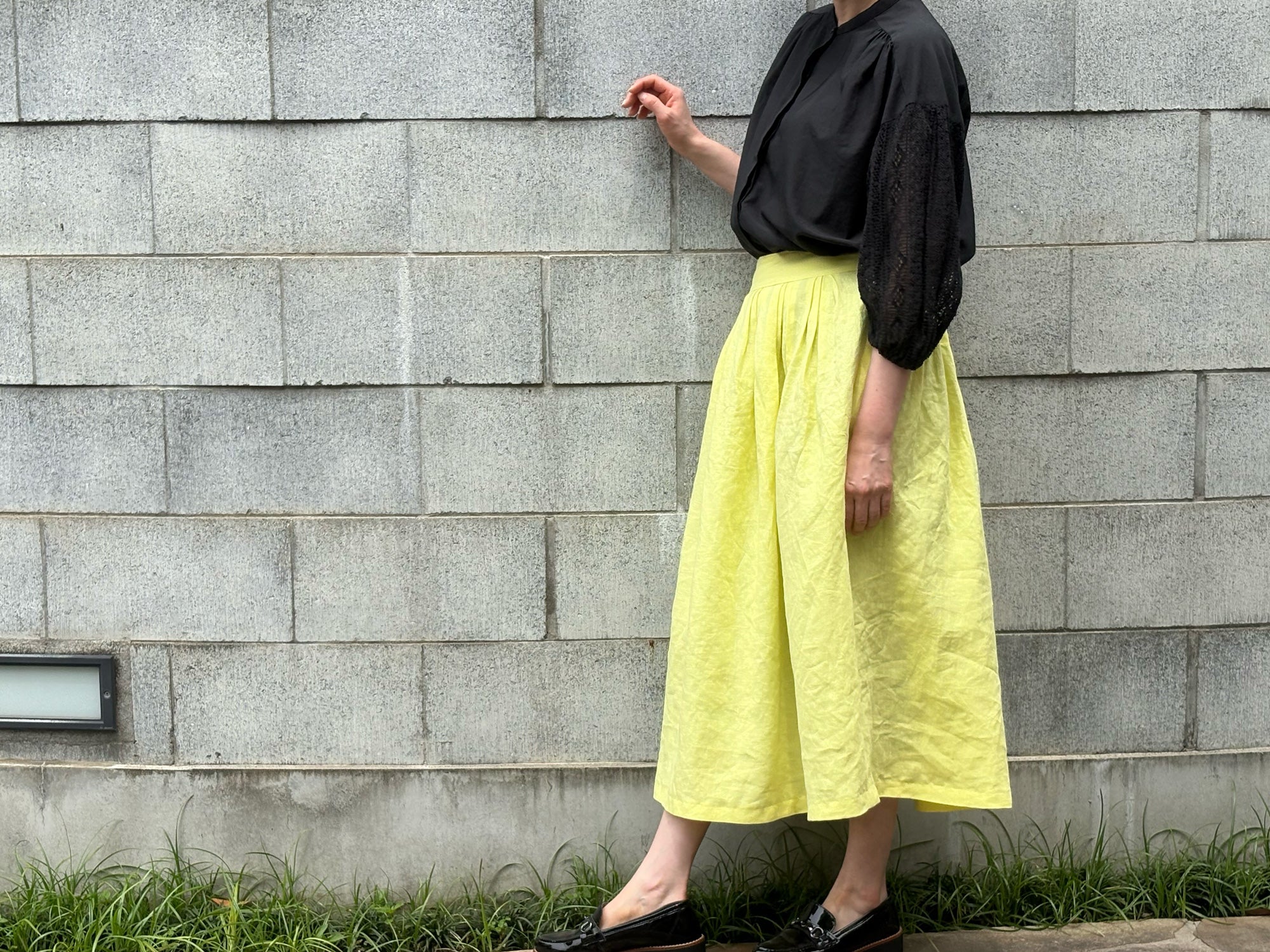 ★Karen Millen★ テーラードフルスカートミダキシスカート Petite Compact Stretch Viscose Long Sleeve Woven Maxi Shirt