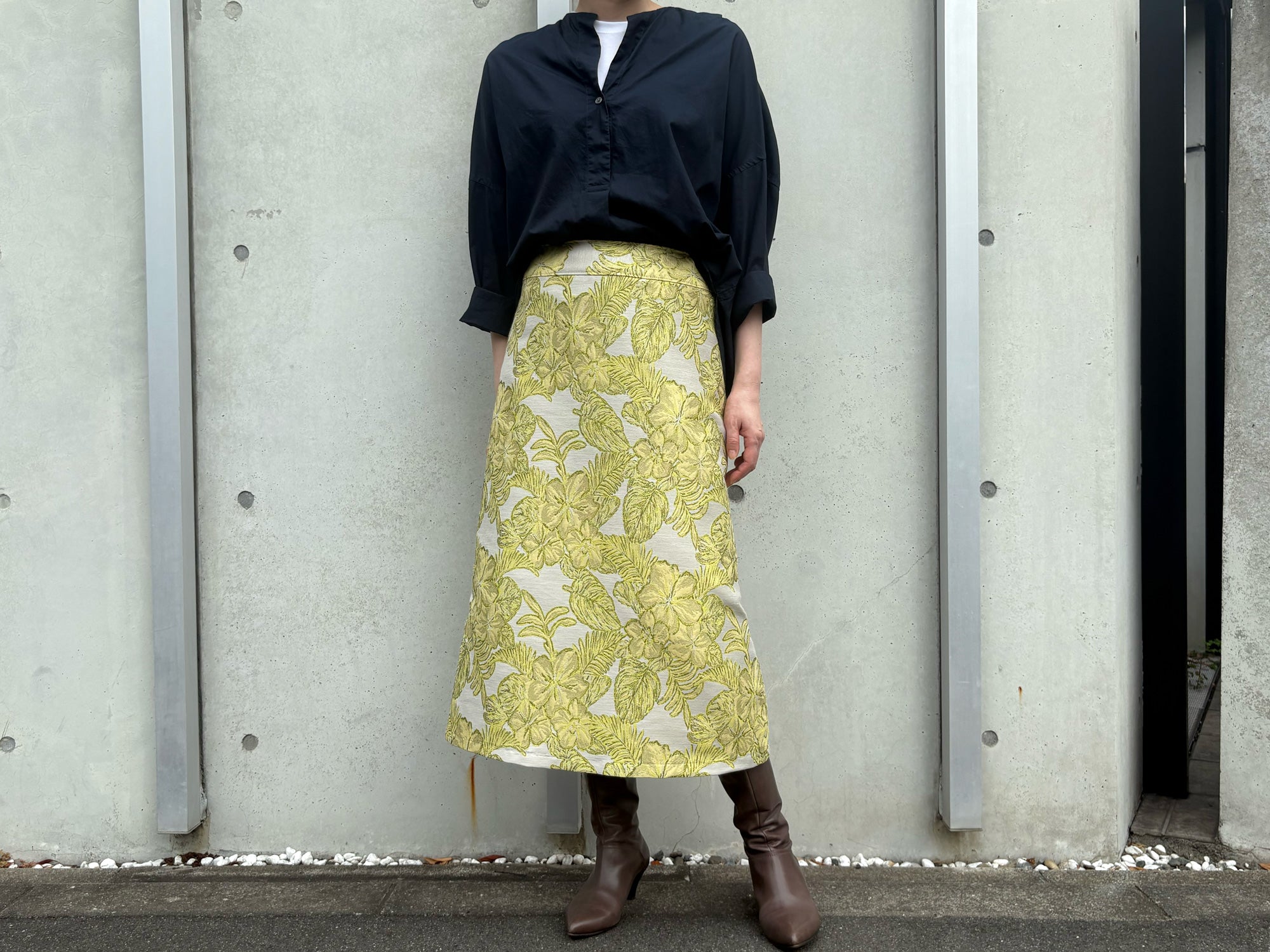 台形: yonezawa jacquard