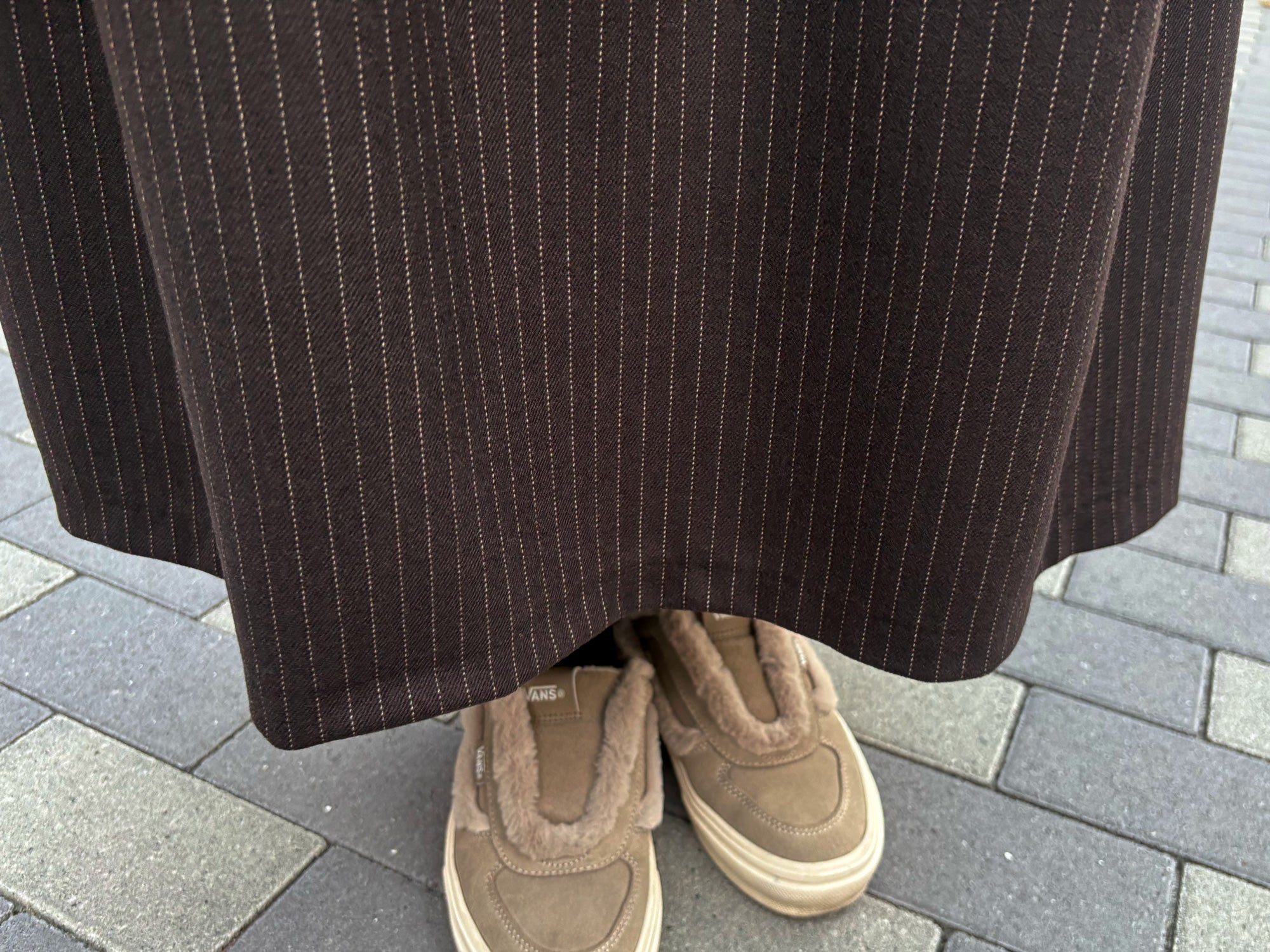 millon: chocolate pin stripe