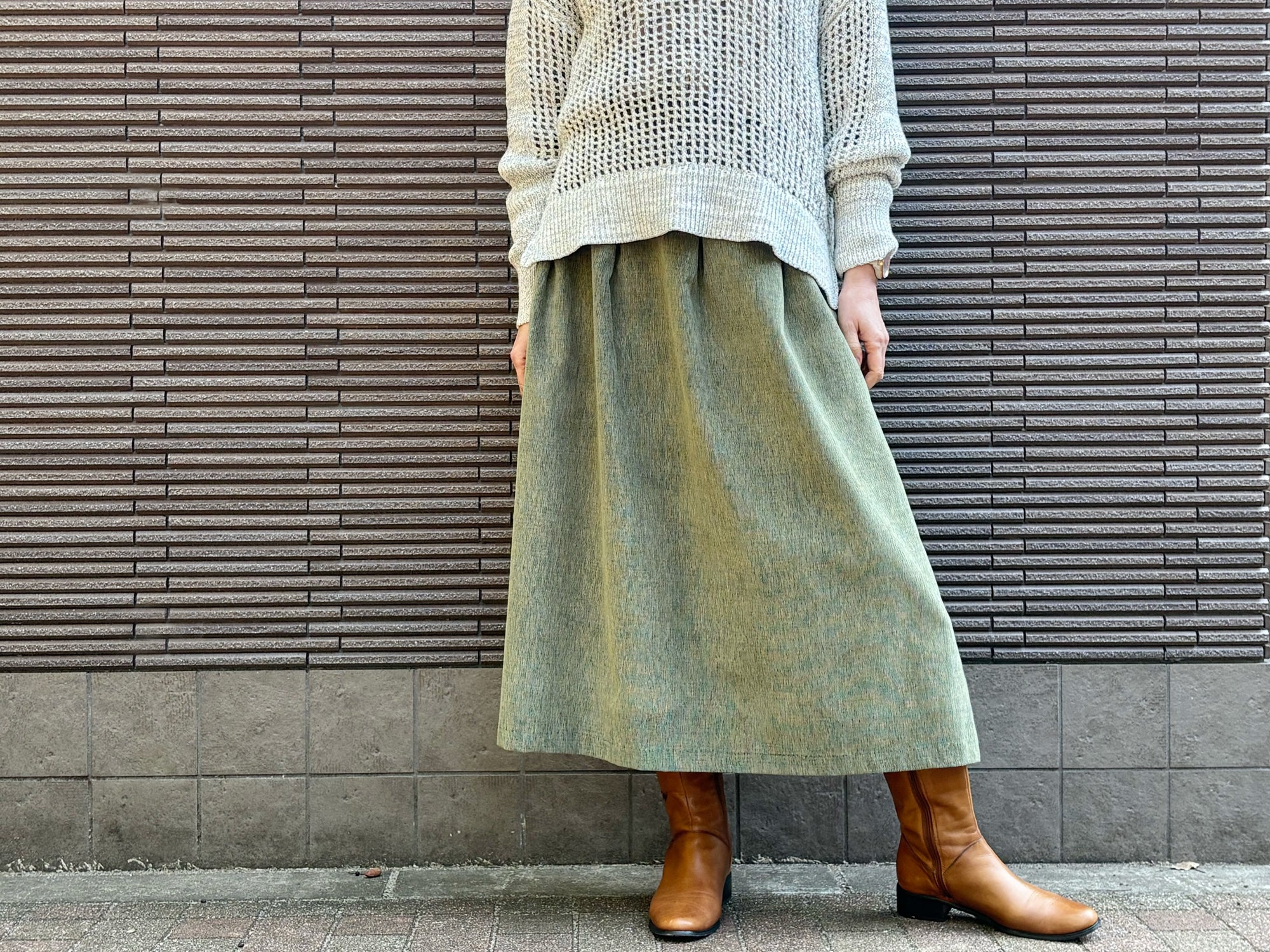 millon: corduroy pistachio green