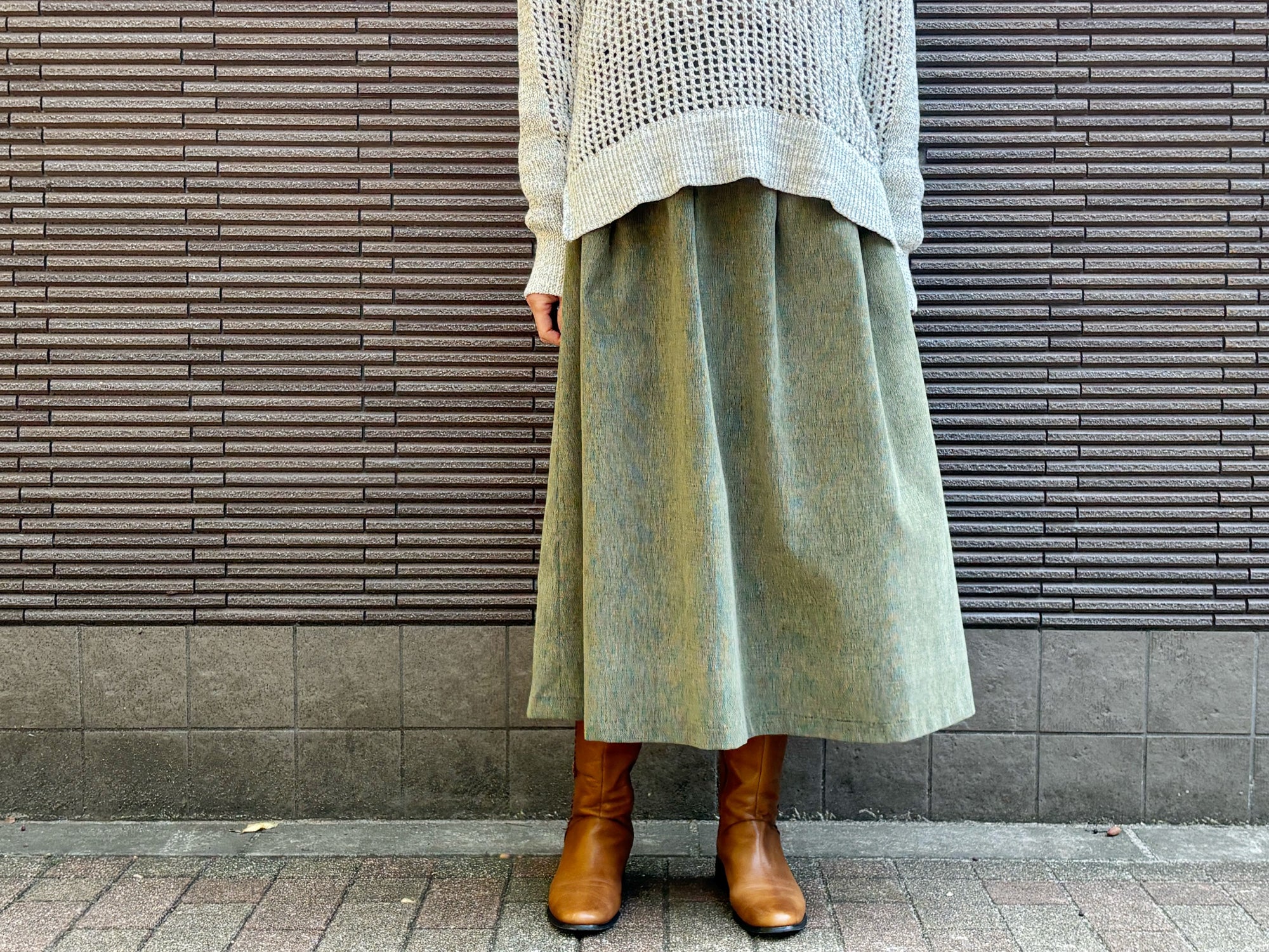 millon: corduroy pistachio green