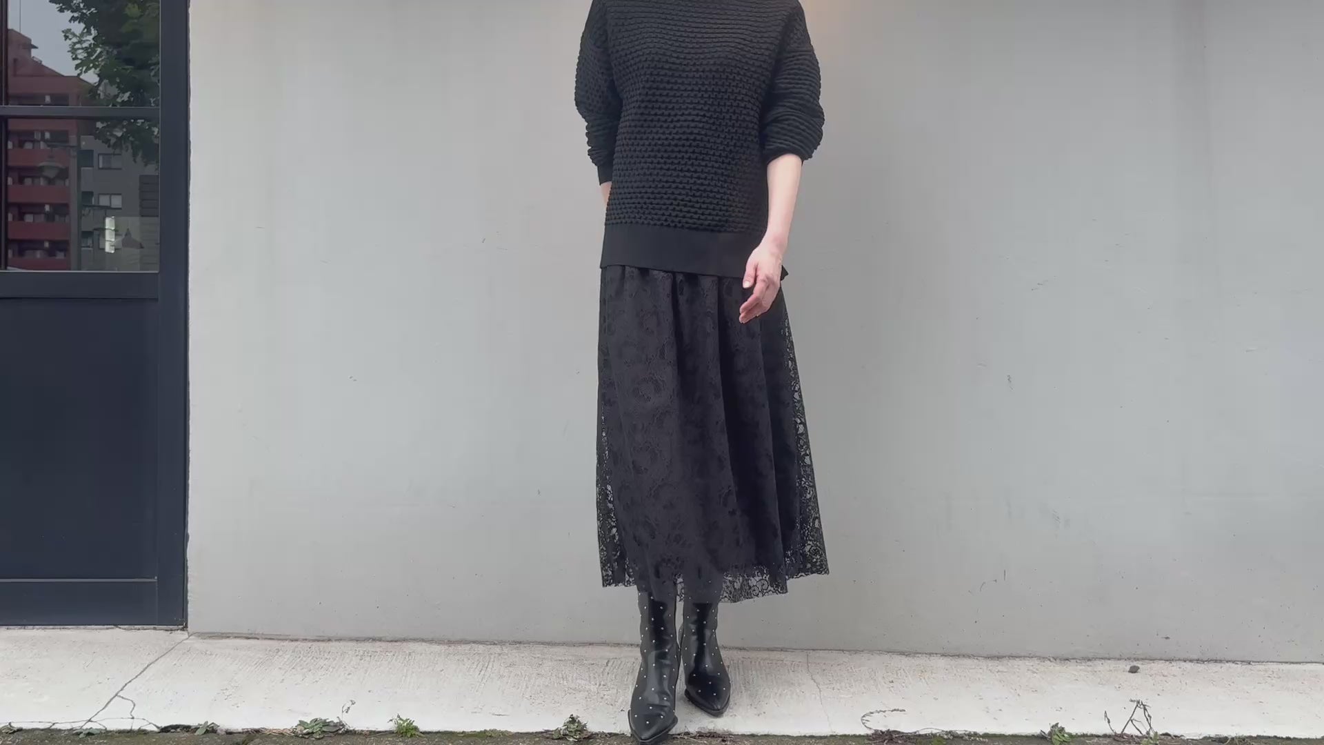 millon: black floral lace