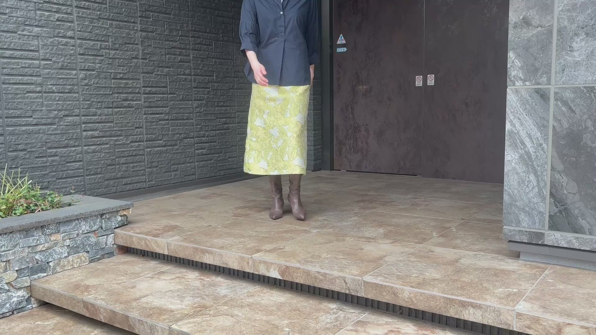台形: yonezawa jacquard