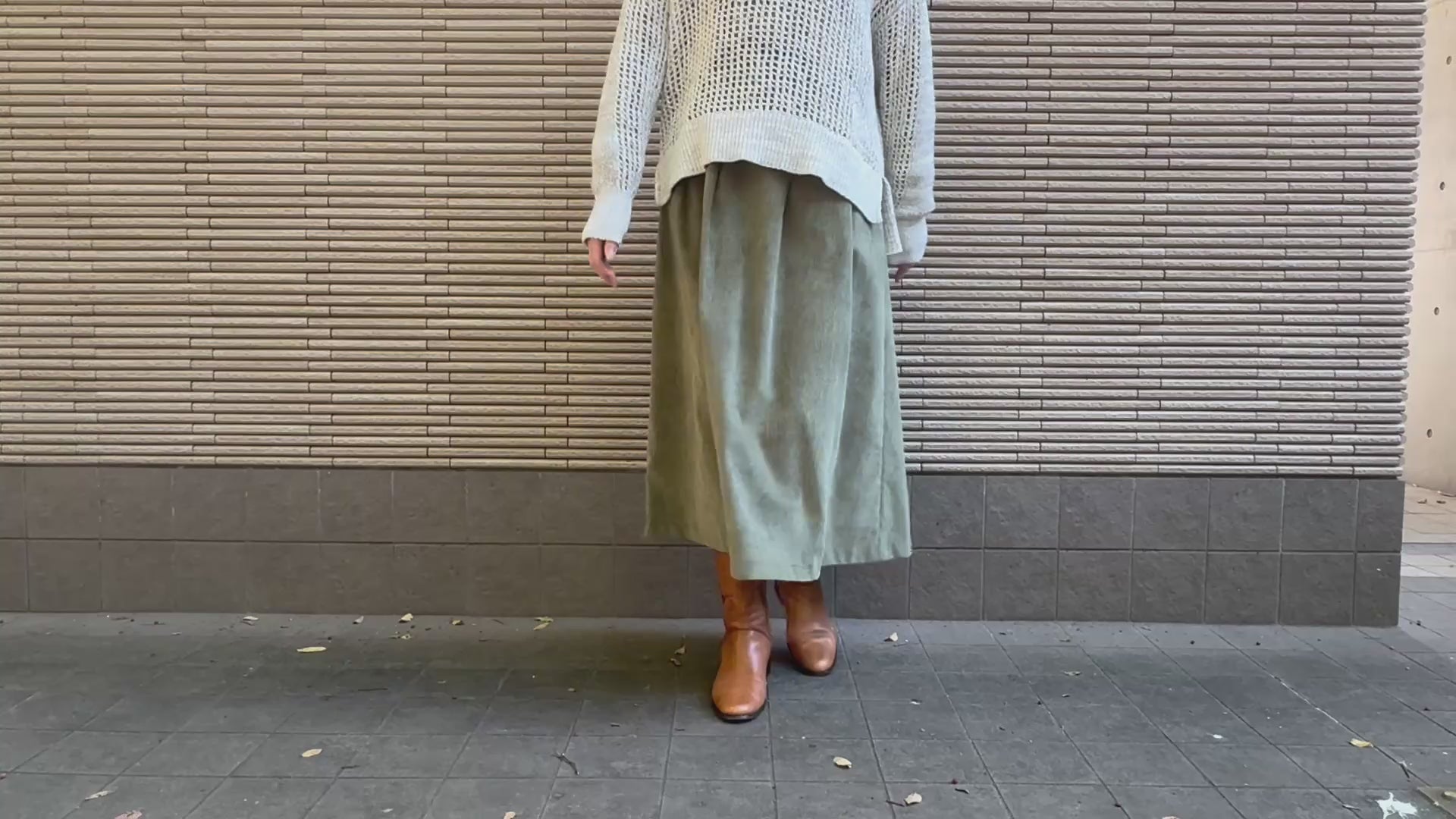 millon: corduroy pistachio green